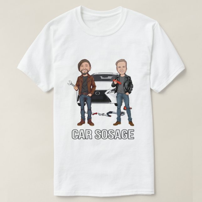 T-shirt sosage de voiture âge s12 IS (Design devant)