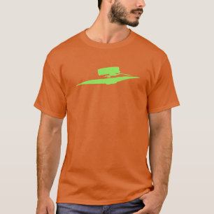 T-shirt Soucoupe en art de bruit