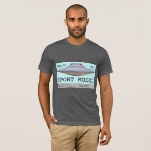 T-shirt Soucoupe modèle en sport d'Area-51/S4