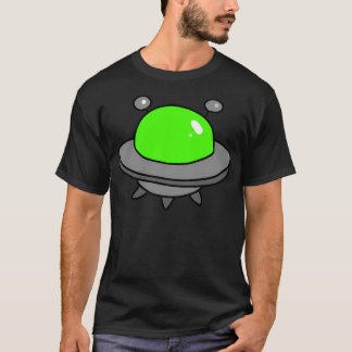 T-shirt Soucoupe volante verte Ufo