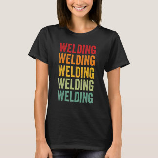 T-shirt Soudage Soudage Amateur Design Arc-en-ciel