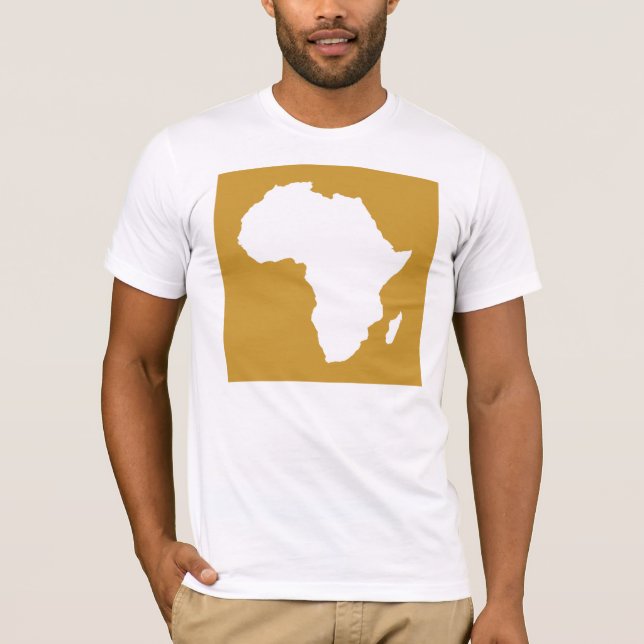 T-shirt Soudan Afrique Brown audacieuse (Devant)