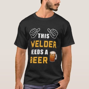 T-shirt Souder A Besoin D'Une Soudure De Brasserie Métallu