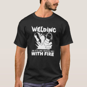 T-shirt Souder, c'est comme coudre avec un ouvrier en méta