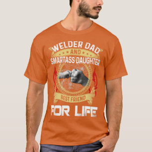 T-shirt Souder Papa Et Fille Smartass Meilleur Ami Fier