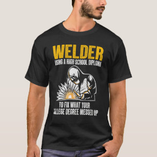 T-shirt Souder Pour Hommes Femmes Soudage Acier Migtig