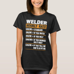 T-shirt Souder Taux horaire Funny Cadeau Souder