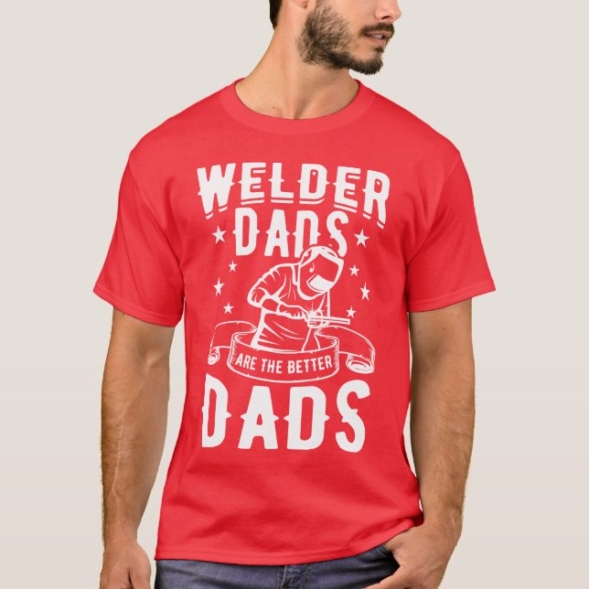 T-shirt Soudeur cadeau père (Devant)