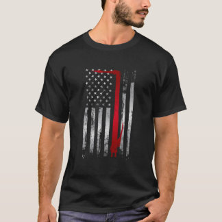 T-shirt Soudeur Drapeau Américain Patriotique Usa Soudage