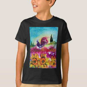 T-SHIRT SOUFFLE ET ROOSTER NOIR
