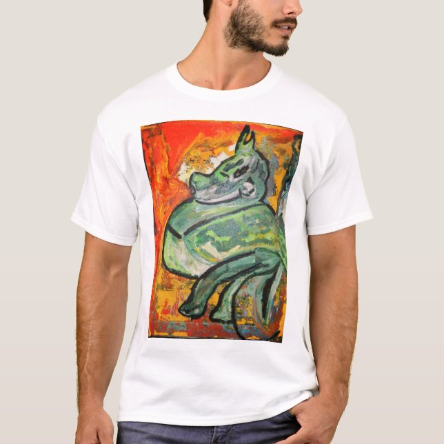 T-shirt Soufflent le dragon magique (Devant)