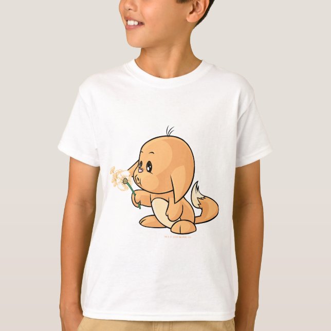 T-shirt Souhait de Kacheek orange (Devant)