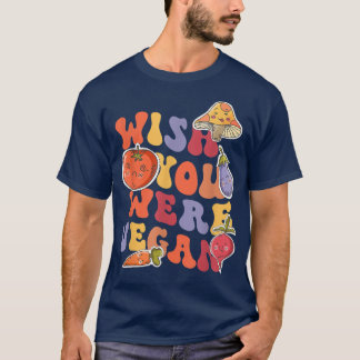 T-shirt Souhaitez-Vous Été Végétarien Monde Végétarien Lég