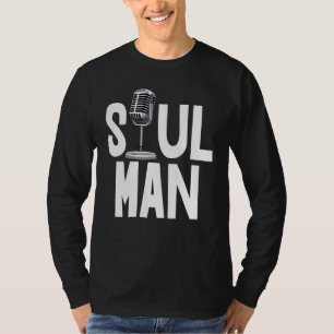 T-shirt Soul Man On Air Tee Karaoke Mike Tee - shirts Femm
