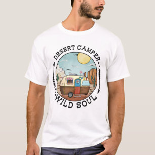 T-shirt Soul sauvage du camping du désert