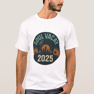 T-shirt Soul Vacay 2025 Unisex Logo Tee