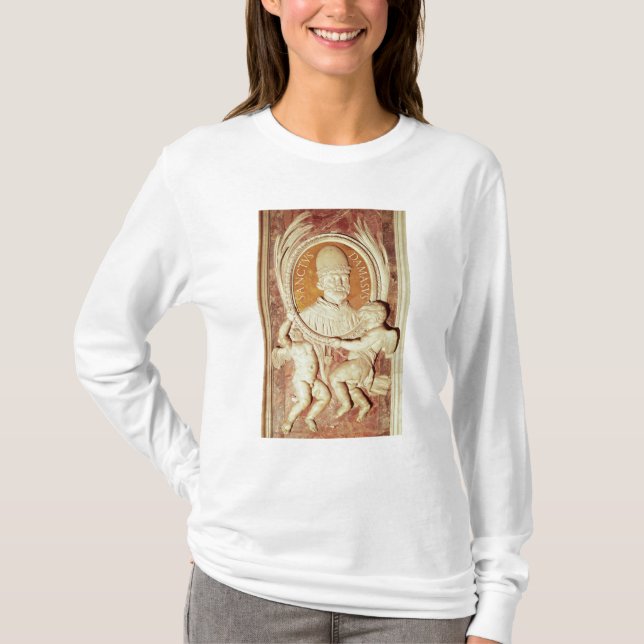 T-shirt Soulagement de Damasus I sur un pilastre de nef (Devant)
