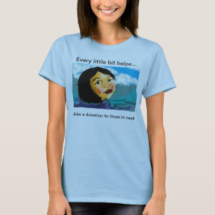 T-shirt Soulagement de tsunami de soutien