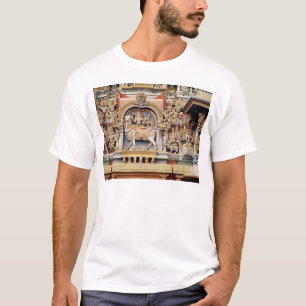 T-shirt Soulagement dépeignant l'équitation de Shiva et