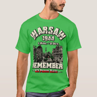 T-shirt Soulèvement de Varsovie 1944 Powstanie warszawskie