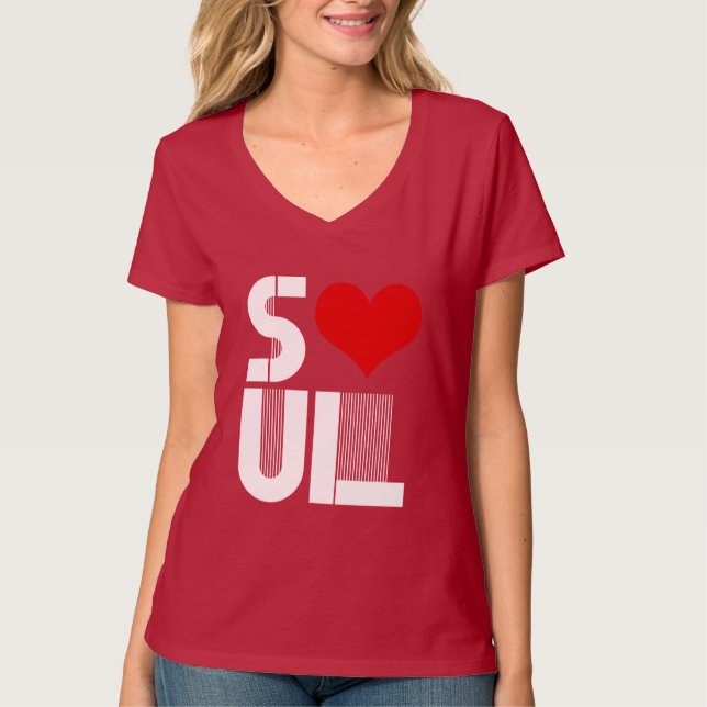 T-SHIRT SOULMATE - BLANC - .PNG LAISSÉ PAR COEUR (Devant)