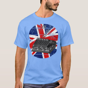 T-shirt Sound Engineer UK Drapeau British Musician