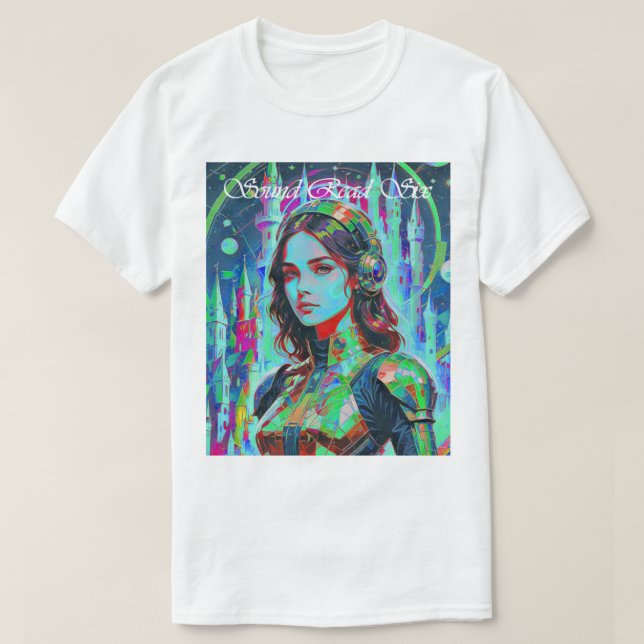 T-shirt Sound Read Six Future Music (Design devant)