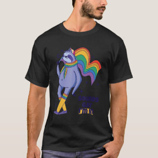 T-shirt Sounds Gay I'm In Lgbt Sloth