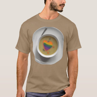 T-shirt Soupe de l'amour Fierté LGBTQ Cœur d'amour vintage