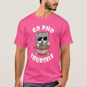 T-shirt Soupe de nouilles vietnamiennes Go Pho Cat Pho Sou