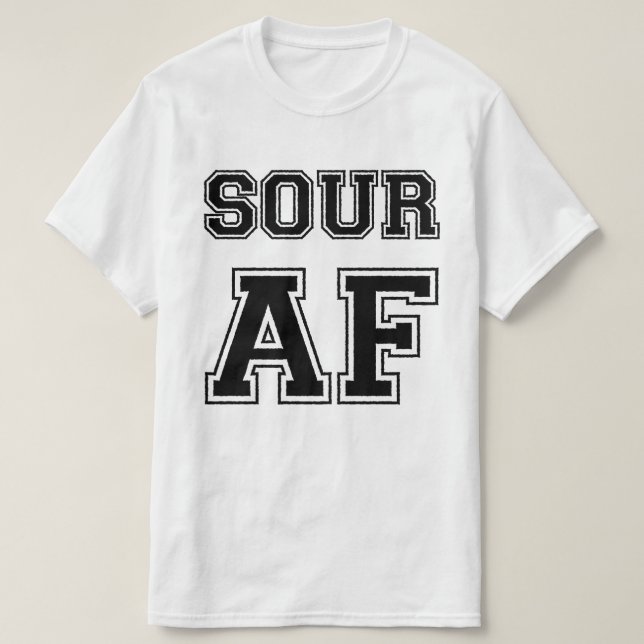 T-SHIRT SOUR AF (Design devant)