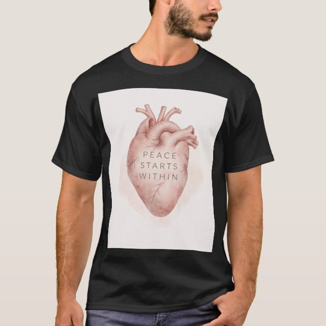 T-shirt Source intérieure de paix (Devant)