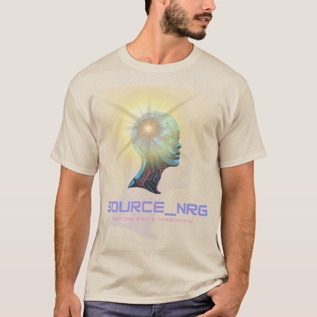 T-shirt Source_NRG Médias conscients et transformation (Devant)