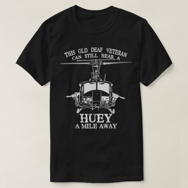 T-shirt Sourd Entendre Huey À 1,5 Km De L'Amusant Vétérina (Design devant)