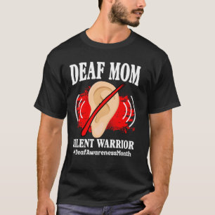 T-shirt Sourde maman Sourde Langue des signes Langue des s