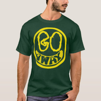 T-shirt Souriant Grunge Face S'Éloigner