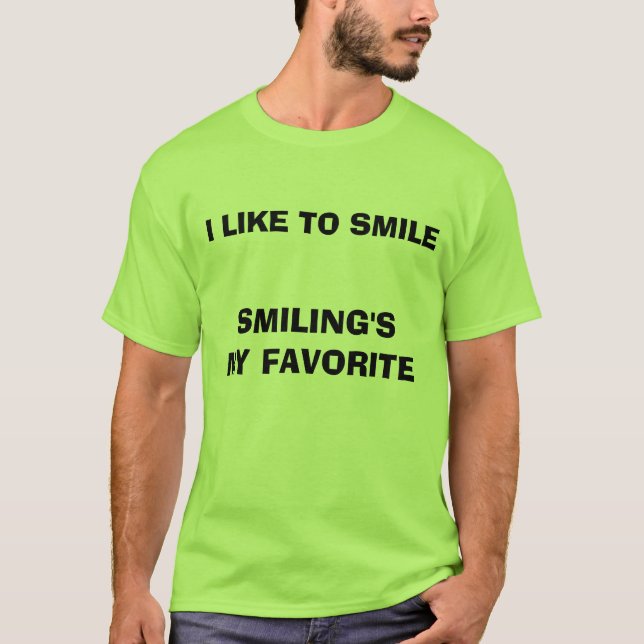 T-shirt Souriant mon favori (Devant)