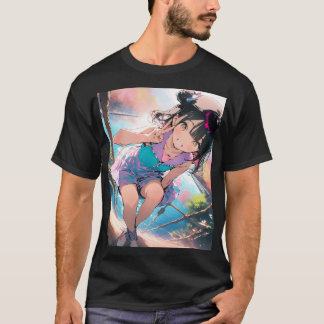 T-shirt Souriez sur le pont Sunlit