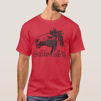 T-shirt Sourire de cheval vintage