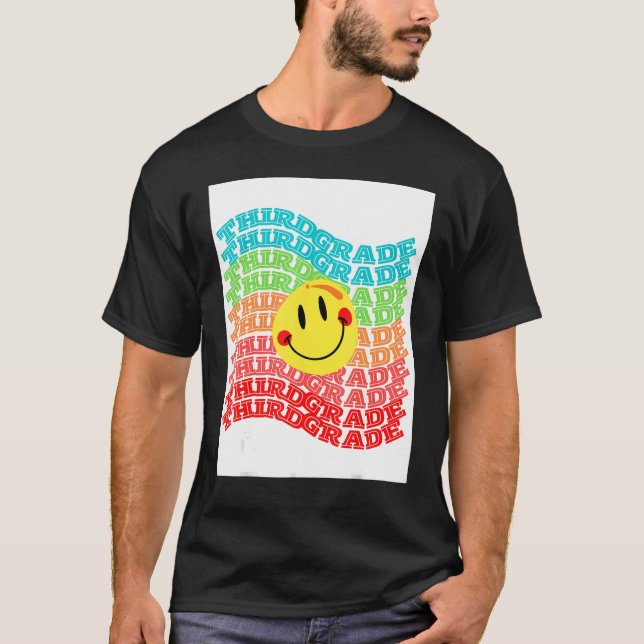 T-SHIRT SOURIRE DE TROISIÈME ANNÉE (Devant)