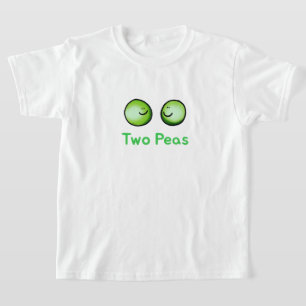 T-shirt Sourire Deux Pois Cute Friendship Art