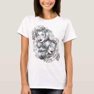 T-SHIRT SOURIRE MAINTENANT ET CRI PLUS TARD