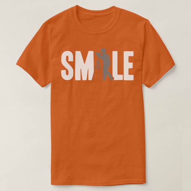 T-shirt Sourire photographique (Design devant)