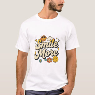 T-shirt Sourire Plus d'Art Vintage Smiley