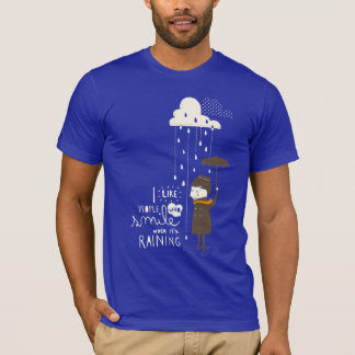 T-shirt sourire quand son pleuvoir