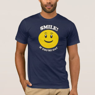 T-shirt SOURIRE SI VOUS êtes GAIS