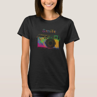 T-shirt Sourire sur l'appareil-photo