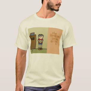 T-shirt sourires de bibliothécaire