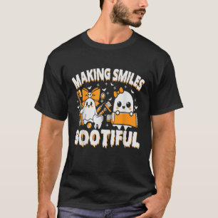 T-shirt Sourires Enjoliveurs Bootiful Halloween Drôle Fant