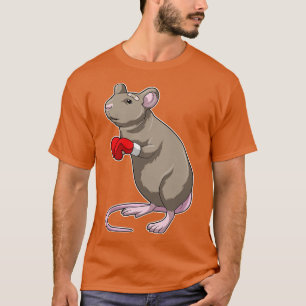 T-shirt Souris à Boxing avec gants de Boxing